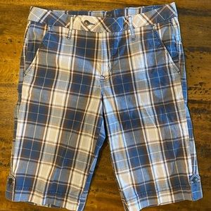 WOMENS PLAID SHORTS